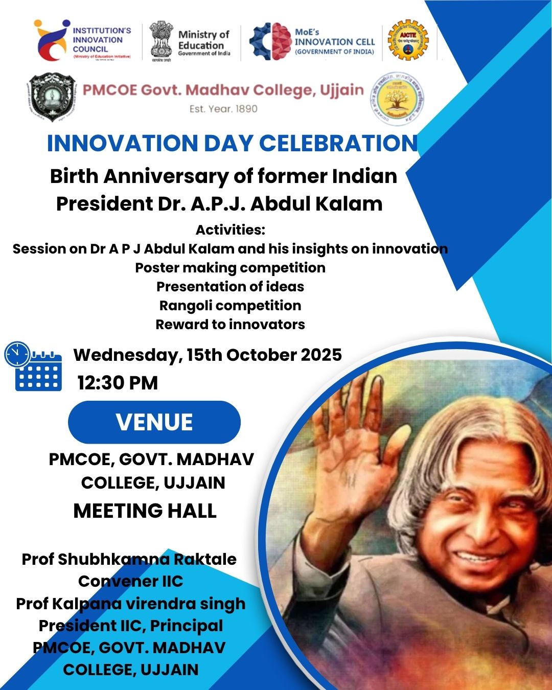 Innovation Day session at Madhav College